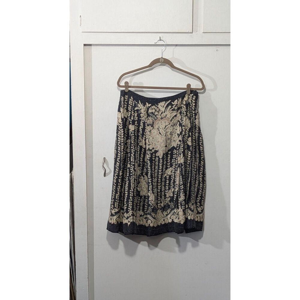 Silk Floral Skirt - Nine West sz. 12